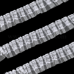 10M Cotton Pleated Flower Lace Trim&nbsp;OCOR-CY0002-28B