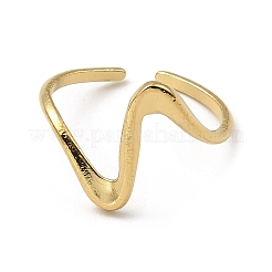 304 Stainless Steel Open Cuff Rings&nbsp;RJEW-Z018-24G