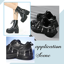 8pcs Iron Cable Shoe Chains&nbsp;AJEW-FG0001-96