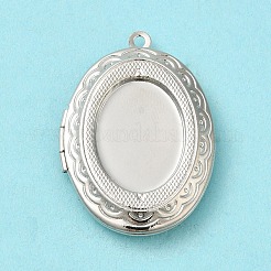 Rack Plating Brass Locket Pendants&nbsp;KK-K277-05P