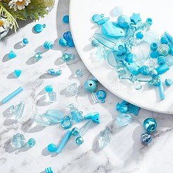80G DIY Acrylic Beads & Pendants Mobile Phone Wrist Strap Making Finding Kit&nbsp;MACR-GO0001-08B