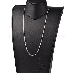 Tarnish Resistant 304 Stainless Steel Cable Chain Necklaces&nbsp;NJEW-JN01526-03
