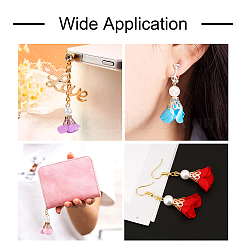 32Pcs 16 Colors Flower Chiffon Pendants&nbsp;FIND-TA0003-41