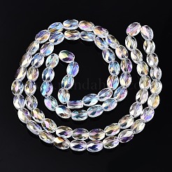 Electroplate Glass Beads Strands&nbsp;EGLA-N002-08
