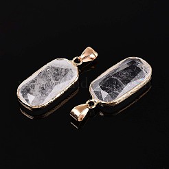 Natural Quartz Crystal Pendants&nbsp;G-N349-03A-G