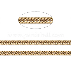Ion Plating(IP) 304 Stainless Steel Diamond Cut Curb Chains&nbsp;CHS-F013-02G