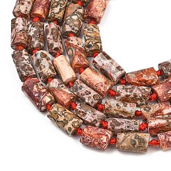 Natural Red Leopard Skin Jasper Beads Strands&nbsp;G-A314-A05-01