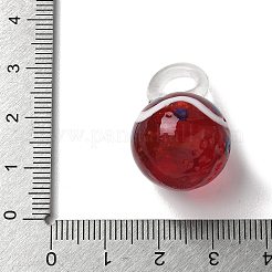 Christmas Handmade Lampwork Pendants&nbsp;LS-LAMP-L081-01E