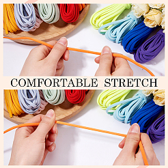 60M 12 Colors Flat Nylon Elastic Cord&nbsp;OCOR-GF0003-66