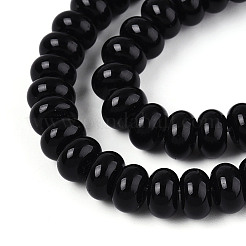 Opaque Spray Painted Glass Beads&nbsp;GLAA-ZX008-4mm-18F