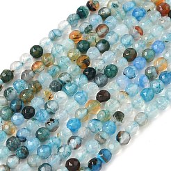 Natural Agate Beads Strands&nbsp;X-G-H302-A01-13