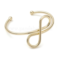Infinity Brass Cuff Bangles&nbsp;BJEW-D039-37F-G