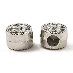 Alloy European Beads Rhinestone Settings&nbsp;FIND-E041-24P