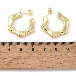 Brass Stud Earrings&nbsp;KK-CBAD851-27G