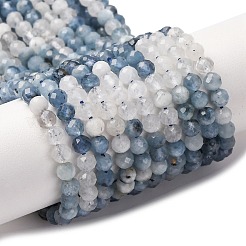 Natural Aquamarine Beads Strands&nbsp;G-C226-B03-4mm