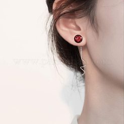Flatback Glass Cabochons for DIY Projects&nbsp;GGLA-PH0005-12mm-06A