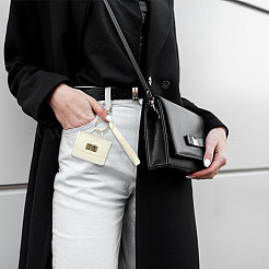 Portable PU Leather Bag Keychain&nbsp;FIND-WH20012-89C