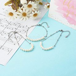 Natural Pearl Beaded Bracelet&nbsp;BJEW-JB06613