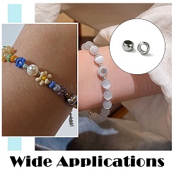 1256Pcs Stainless Steel Crimp Beads&nbsp;STAS-CJ0002-89