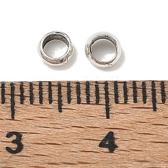 Brass Crimp Beads&nbsp;E002-4mm-AS-NF