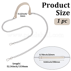1Pc Alloy Twisted Chain Bag Straps&nbsp;AJEW-GF0013-58A