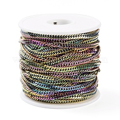 Ion Plating(IP) 304 Stainless Steel Cuban Link Chains&nbsp;STAS-N0013-21M-A