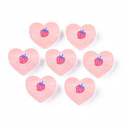 Transparent Printed Acrylic Beads&nbsp;MACR-S373-124-H10