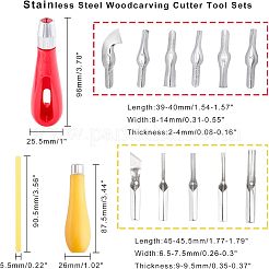 Stainless Steel Woodcarving Cutter Tool Sets&nbsp;TOOL-NB0001-23