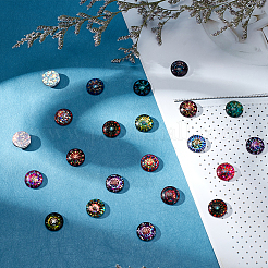 Glass Cabochons&nbsp;GLAA-WH0022-64A
