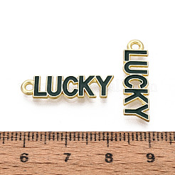 Irish Alloy Enamel & Glitter Powder Pendants&nbsp;ENAM-T023-01B