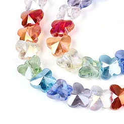 Transparency Glass Beads Strands&nbsp;GLAA-T025-03B-01