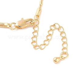 Brass Column Link Chain Necklaces for Women&nbsp;NJEW-Q344-07G