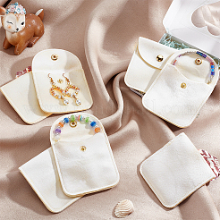 Velvet Jewelry Flap Pouches&nbsp;TP-WH0007-12G-01