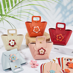 10 Sets 5 Colors PU Leather Handbag Kits&nbsp;PURS-CL0001-03