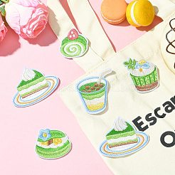 10Pcs 5 Styles Computerized Embroidery Cloth Iron On/Sew On Patches&nbsp;DIY-CJ0003-18