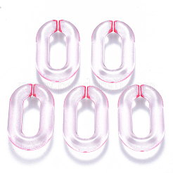 Transparent Acrylic Linking Rings&nbsp;OACR-S036-006A-J08