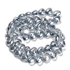 Electroplate Glass Beads Strands&nbsp;X-EGLA-B008-01A-PL01