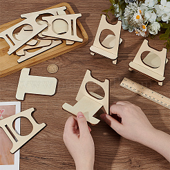 8 Sets 2 Styles Plwood Desktop Stands&nbsp;DIY-BC0015-16
