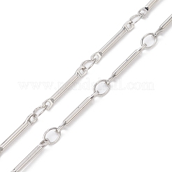 Brass Bar Link Chain Necklace Making&nbsp;AJEW-JB01188-02