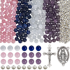 DIY Rosary Bead Necklaces Making Finding Kits&nbsp;DIY-SC0031-63