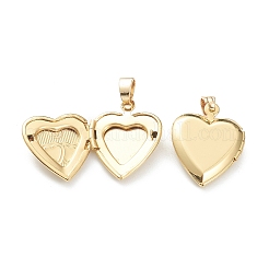 Brass Locket Pendants&nbsp;LS-KK-P199-14G