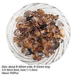 150Pcs Gradient Color Transparent Glass Beads&nbsp;GLAA-YW0004-91A