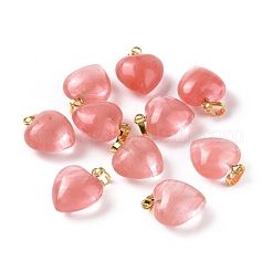 Cherry Quartz Glass Pendants&nbsp;G-I311-A40-G