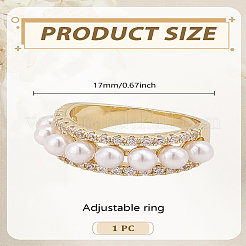 1Pc Alloy Rhinestone Finger Rings&nbsp;RJEW-LP0002-89