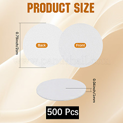 500Pcs Flat Round Foam Lid Liners&nbsp;DIY-CN0003-31A