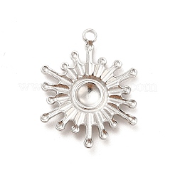 Non-Tarnish 304 Stainless Steel Pendants&nbsp;STAS-F282-18P