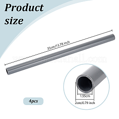 PCV Plastic Hollow Round Tubes&nbsp;AJEW-WH0473-76A-01
