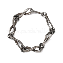 304 Stainless Steel Link Chain Bracelets for Women Men&nbsp;BJEW-C148-04AS