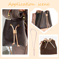 Leather Bag Drawstring Cord & Cord Slider Sets&nbsp;DIY-WH0453-50B-01