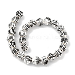 Round Tibetan Style Alloy Beads&nbsp;TIBEB-O007-34-RS